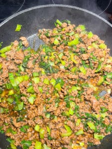 Ground Beef and Bok Choy Rice Bowl - House of G&K Recipes