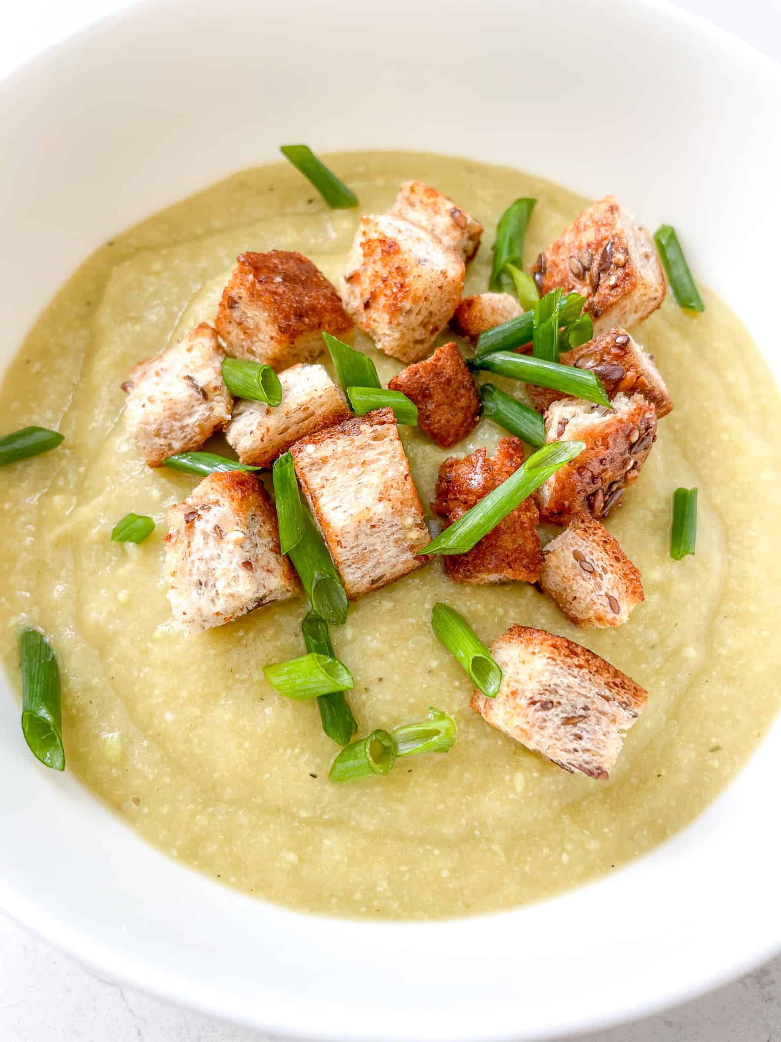 Cream of Leek and Potato Soup (without cream) - House of G&K Recipes