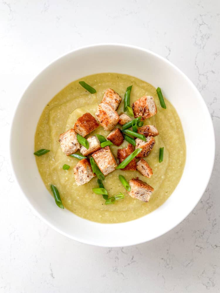 Cream of Leek and Potato Soup (without cream) - House of G&K Recipes