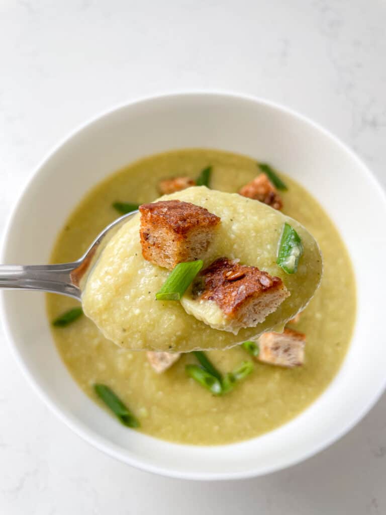 Cream of Leek and Potato Soup (without cream) - House of G&K Recipes