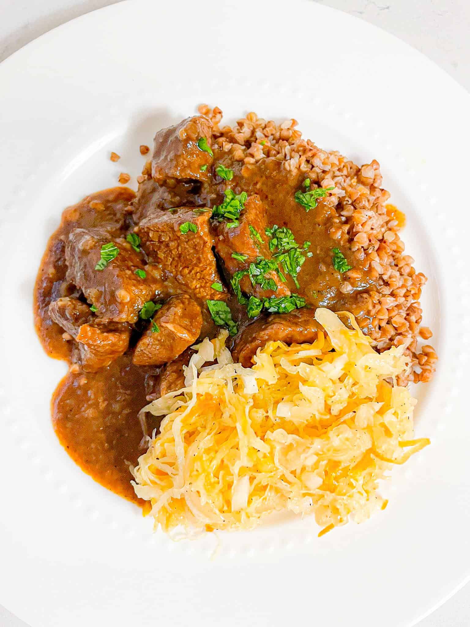 Simple Sauerkraut Slaw House of G&K Recipes